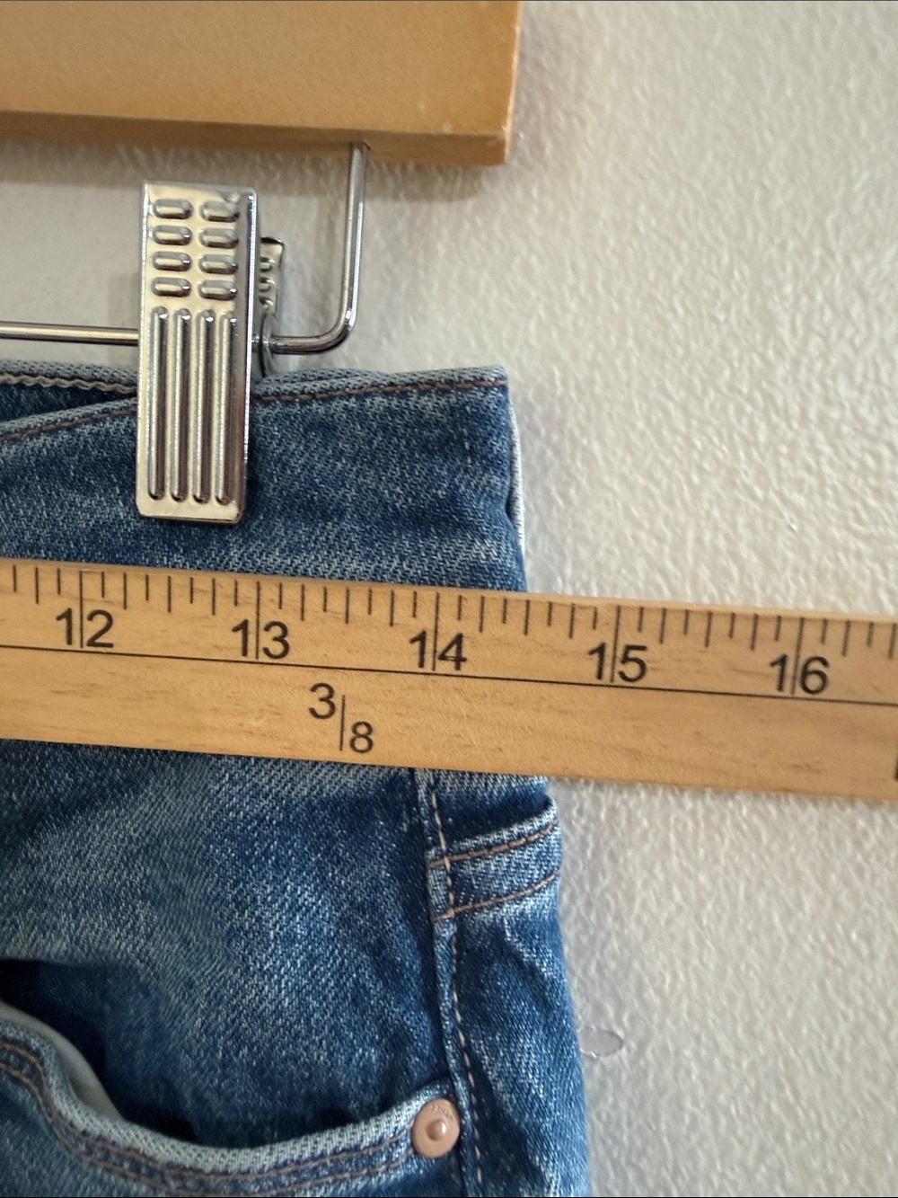 Mother The Stunner Ankle Fray Jeans Womens Size 28 Denim Mid Wash - Picture 11 of 13